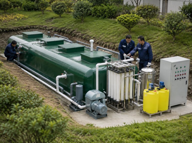 呼兰区地埋式AAO/MBR生活污水处理设备